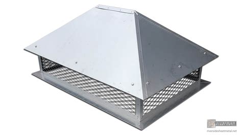 top hat sheet metal|metal chimney cover.